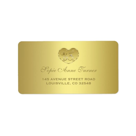 Gouden 50ste trouwdag We doen het nog steeds Etiket (Voorkant)