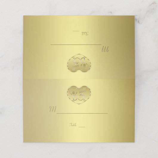 Gouden 50ste trouwdag We doen het nog steeds Plaatskaartje (Buitenkant ongevouwen)