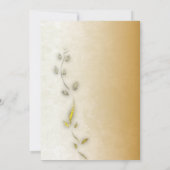 Gouden 50ste verjaardag uitnodiging (Achterkant)