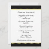 Gouden 50ste verjaardagsviering kaart (Achterkant)