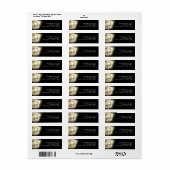 Gouden 60e verjaardagsfeestje 70's Disco Ball Etiket (Full Sheet)