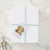 Gouden 6de verjaardag cadeaulabel (Met Touw)