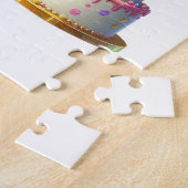 Gouden 6de verjaardag legpuzzel (Zijkant)