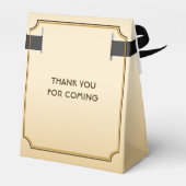 Gouden 75e verjaardag viering wereld Best Fabulous Bedankdoosjes (Achterkant)