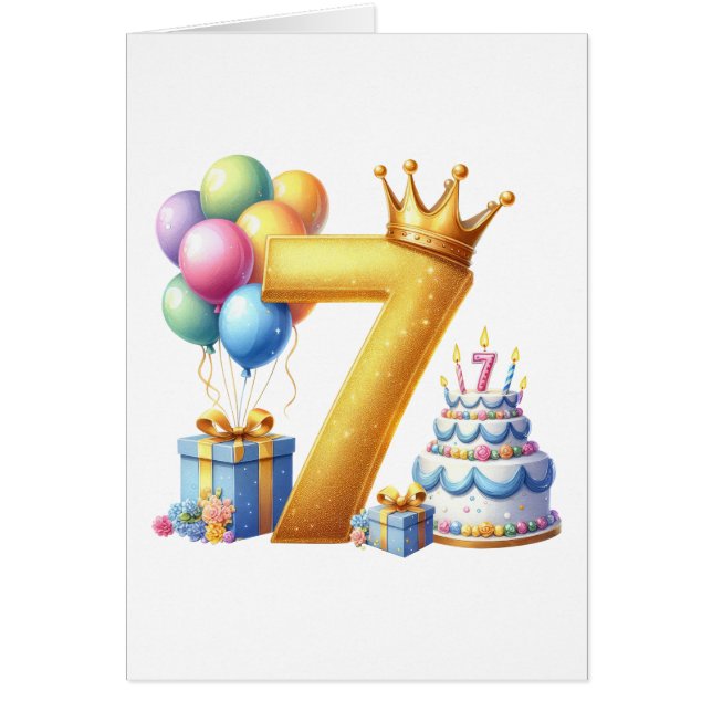Gouden 7e verjaardag (Voorkant)