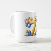 Gouden 7e verjaardag koffiemok (Voorkant links)