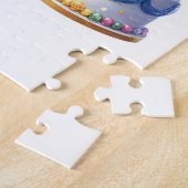 Gouden 7e verjaardag legpuzzel (Zijkant)