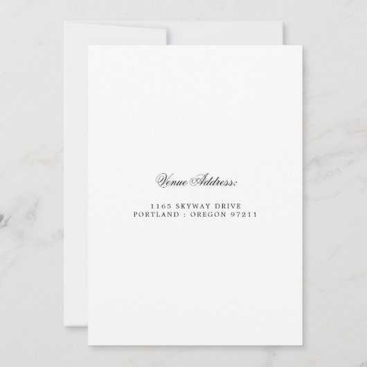 Gouden 80e verjaardagsfeest Bewaar de datum Kaart (Achterkant)