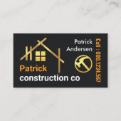 Gouden A-Lijsten dakconstructie Visitekaartje (Voorkant)