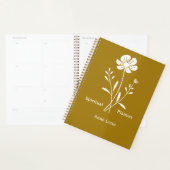 Gouden aangepaste naam Spiritueel Planner (Display)