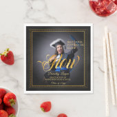 Gouden aanraking Glow uw toekomst. Servet (Insitu)