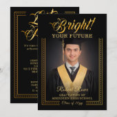 Gouden aanraking Helder je toekomst. Kaart (Voorkant / Achterkant)