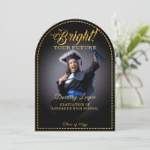 Gouden aanraking Helder je toekomst op. Kaart (Staand voorkant)