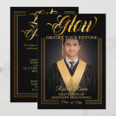 Gouden aanraking Laat je toekomst stralen. Kaart (Voorkant / Achterkant)