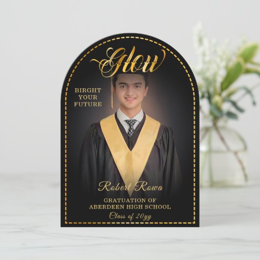 Gouden aanraking Laat je toekomst stralen Kaart (Staand voorkant)