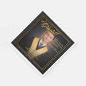 Gouden aanraking Verheldert je toekomst. Servet (Hoek)