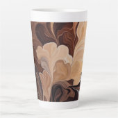 Gouden Aardbloei Latte Mok (Voorkant)