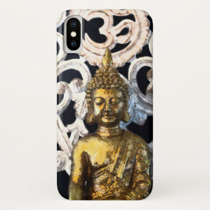 Gouden Aarde Boeddha OM Aum Mantra Ajna-meditatie Case-Mate iPhone Case