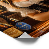 Gouden Abdij Pour in Old World Glow Poster (Hoek)