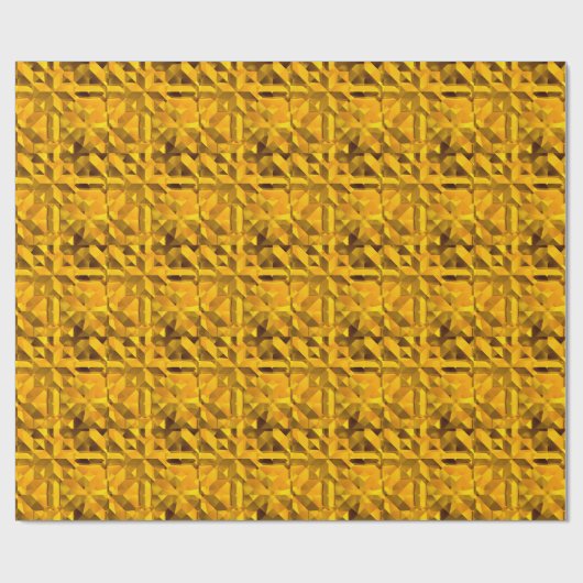 Gouden Abstract Cadeaupapier (Vlak)