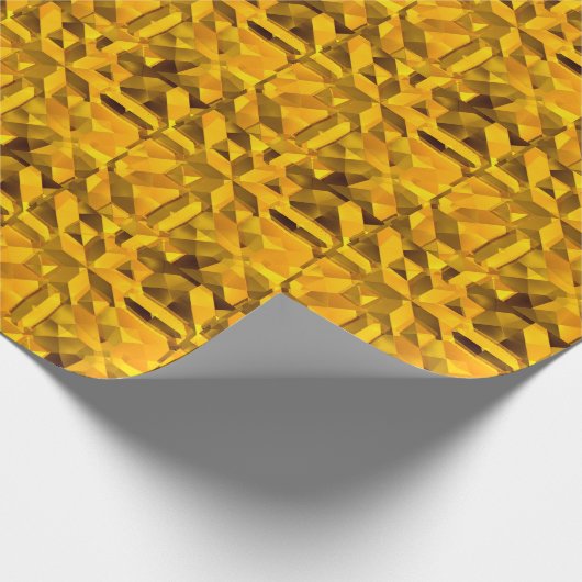 Gouden Abstract Cadeaupapier (Hoek)