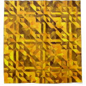 Gouden Abstract Douchegordijn (Voorkant)
