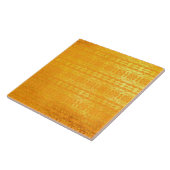 Gouden abstract patroon tegeltje (Zijkant)