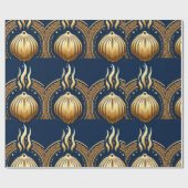 Gouden abstracte artvector cadeaupapier (Vlak)