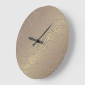 Gouden abstracte, elegante achtergrond. grote klok (Hoek)