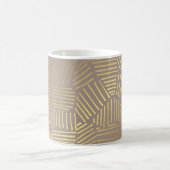 Gouden abstracte, elegante achtergrond. koffiemok (Center)