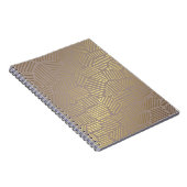 Gouden abstracte, elegante  achtergrond. notitieboek (Rechterzijde)