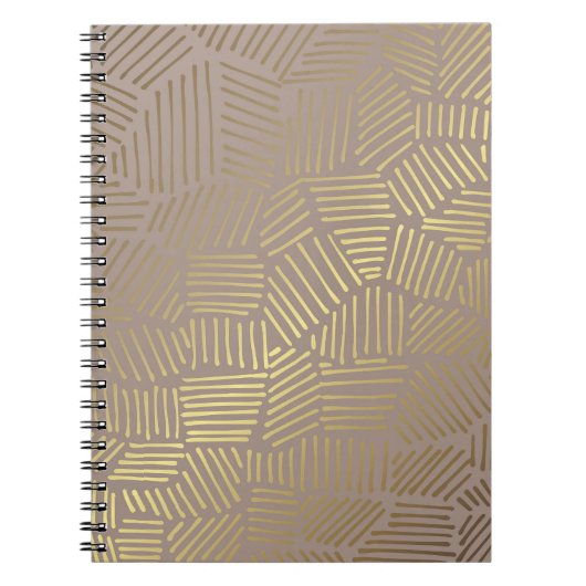 Gouden abstracte, elegante  achtergrond. notitieboek (Voorkant)