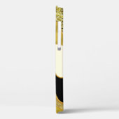 Gouden Abstracte Golf Modern Goud Glam Trend Case-Mate iPhone Case (Achterkant / Links)