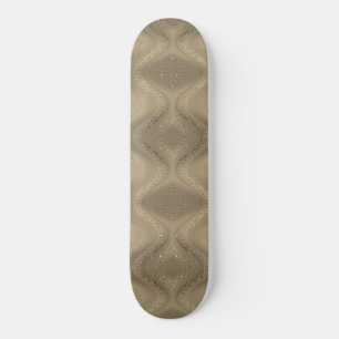 Gouden Abstracte Golvende Goud Skateboard
