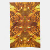Gouden Abstracte Handdoek (Verticaal)