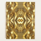 Gouden abstracte mandala-patroon planner (Voorkant)