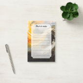 Gouden Abstracte Marmer Moderne Golven Post-it® Notes (Kantoor)