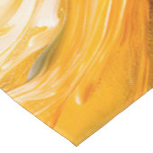 Gouden Abstracte Marmer Moderne Golven Tafelkleed (Gekanteld)