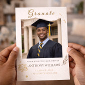Gouden Academici Portret Uitnodiging