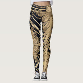 Gouden acanthus leggings