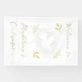 gouden accenten Confirmatie welkom Spandoek (Horizontaal)
