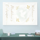 gouden accenten Confirmatie welkom Spandoek (Beurs)