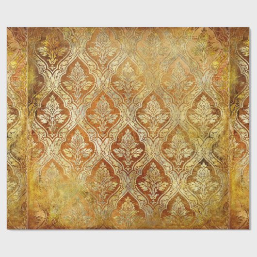 gouden achtergrond cadeaupapier (Vlak)