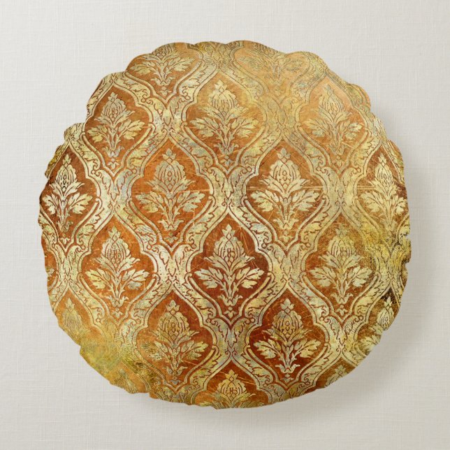  gouden achtergrond rond kussen (Voorkant)