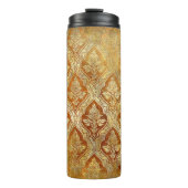  gouden achtergrond thermosbeker (Voorkant)