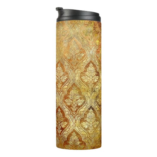  gouden achtergrond thermosbeker (Geroteerd rechts)