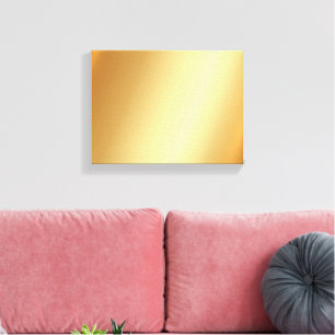 Gouden Achtergrond Voor Uw Foto Kleine Horizontale Canvas Afdruk