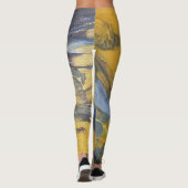 Gouden acryl gietontwerp leggings (Achterkant)