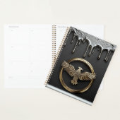 Gouden Adelaar Embleem Met Uitgespreide Vleugels Planner (Display)