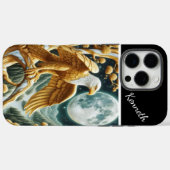 Gouden adelaar in Night Willow Case-Mate iPhone Case (Achterkant (horizontaal))